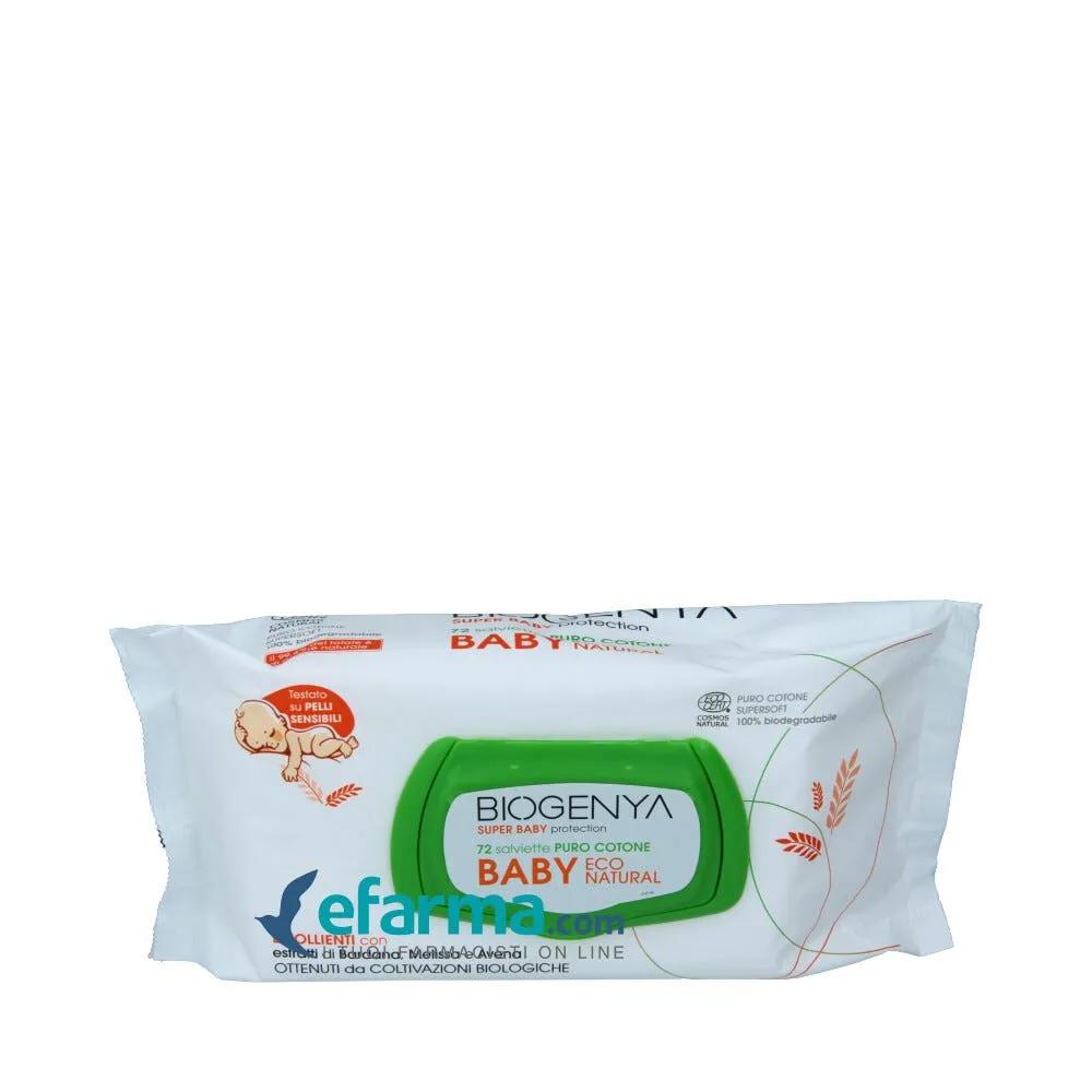 Biogenya Salviette Baby Eco Natural 72 Pezzi