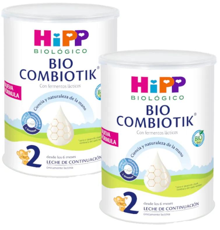 Hipp Latte Biologico Combiotik Continuazione 2 +6m 2x800 gr