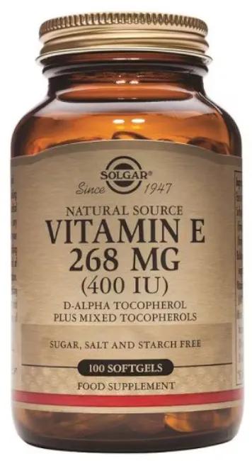 Solgar vitamin E 400 IU 268 mg 0 c