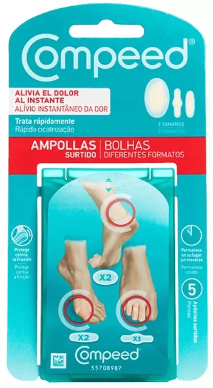 Compeed blisters assortment 3 sizes 5 units