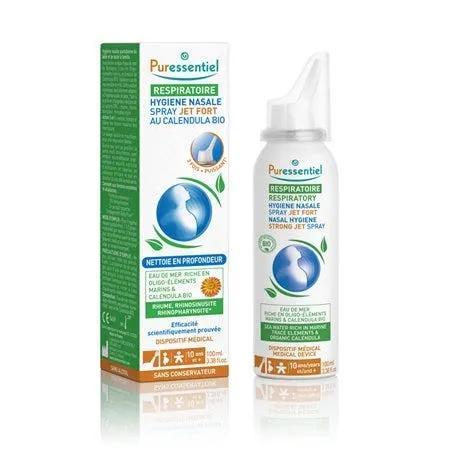 Puressentiel Spray A Getto Forte Per L'Igiene Respiratoria Nasale 100 ml