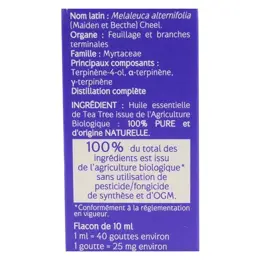 Naturactive Huile Essentielle Bio Tea Tree 10ml