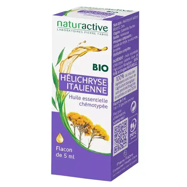 NATURACTIVE olio essenziale Elicriso biologico italiano 5ml