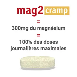 MAG 2 Crampes Magnésium Marin Crampes Fatigue Musculaire 30 comprimés