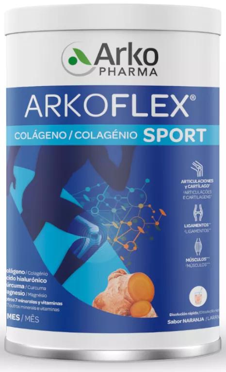 ArkoFlex Collagène Hydrolysé et Curcuma Saveur Orange 390 g