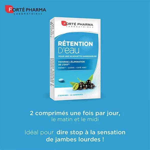 Forté Pharma Minceur Rétention d'Eau Elimination Draineur 28 comprimés
