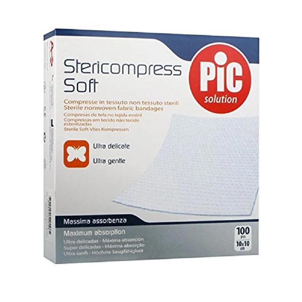 Pic Stericompress Soft Garza TNT 10 x 10 cm Medicazioni 100 Pezzi