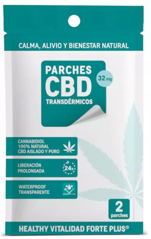Healthy Vitalidad Forte Plus Patches CBD 2 uds