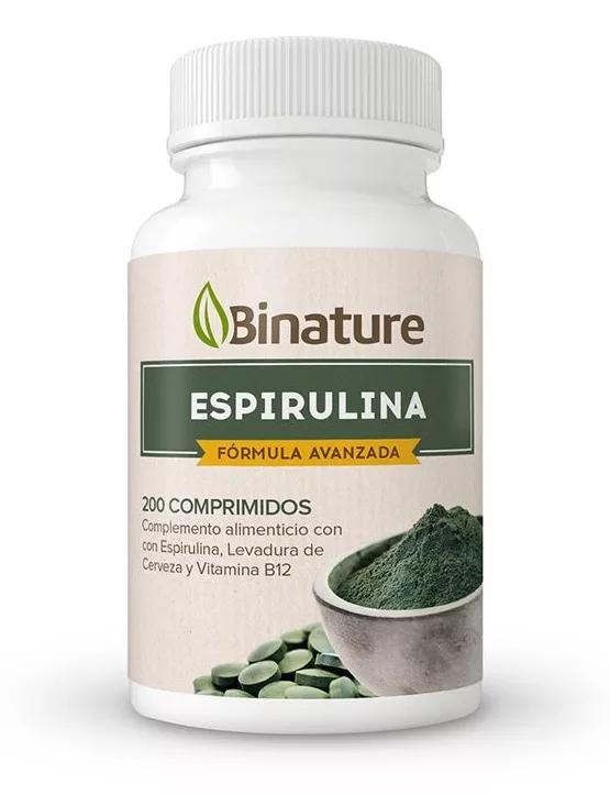 Binature Espirulina 400 mg 200 comprimidos