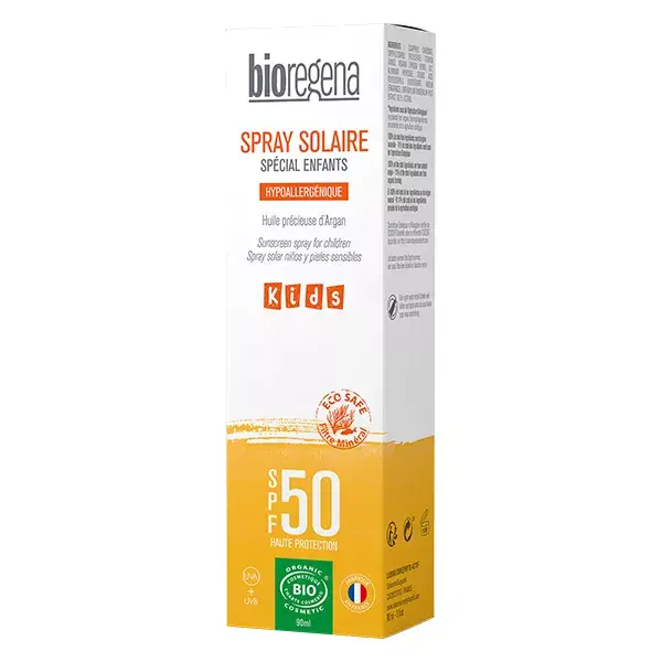 Bioregena Spray Solaire Enfant SPF50 Bio 90ml