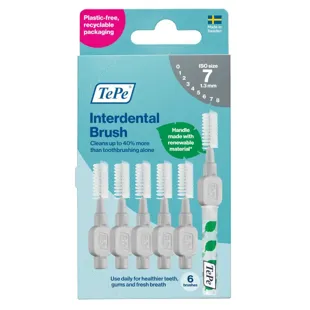 TePe Interdental Brush Grey 1.3mm 6 pcs