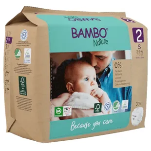 Bambo Nature Diapers T2 (3-6 Kg) 30 units