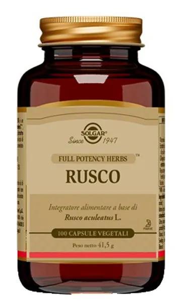 Solgar Rusco Integratore Microcircolo 100 Capsule