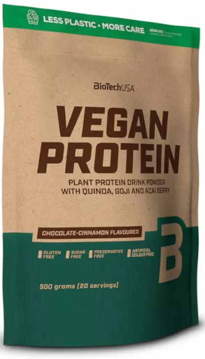 Biotech Usa Vegan Protein Chocolate-Canela 500 gr