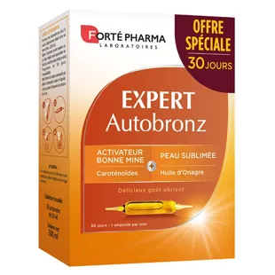 Forte Pharma Expert Autobronz 20 Ampolle + 10 Offerte Gusto Albicocca