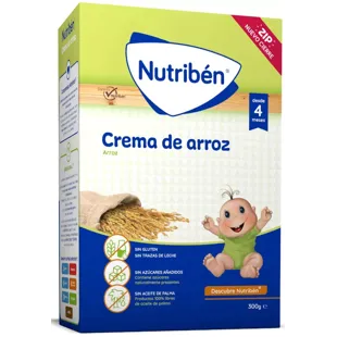 Nutribén Crema Arroz Sin Gluten 300 gr