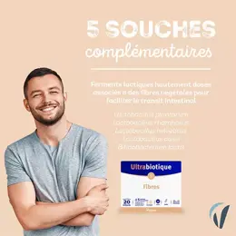 Nutrisanté Ultrabiotique Fibres 10 sticks