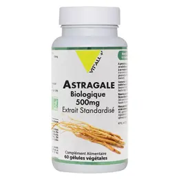 Vit'all+ Astragale Biologique 500mg Extrait Standardisé 60 gélules végétales