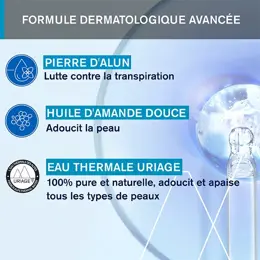 Uriage Déodorant Fraicheur Anti-Odeur Anti-Humidité Peaux Sensibles 125ml