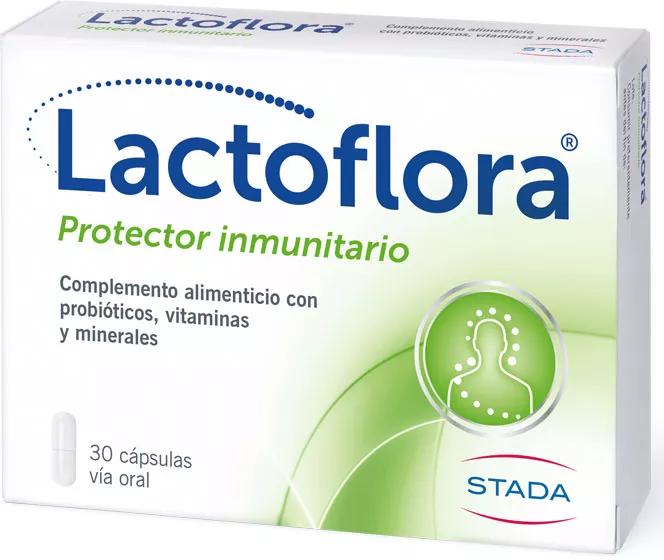 Lactoflora Probiótico Inmunitario Vitaminas y Minerales 30 Cápsulas