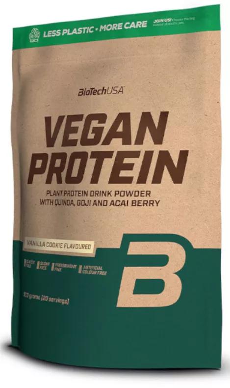 Biotech Usa Vegan Protein Vanille-Koekjes 500 gr