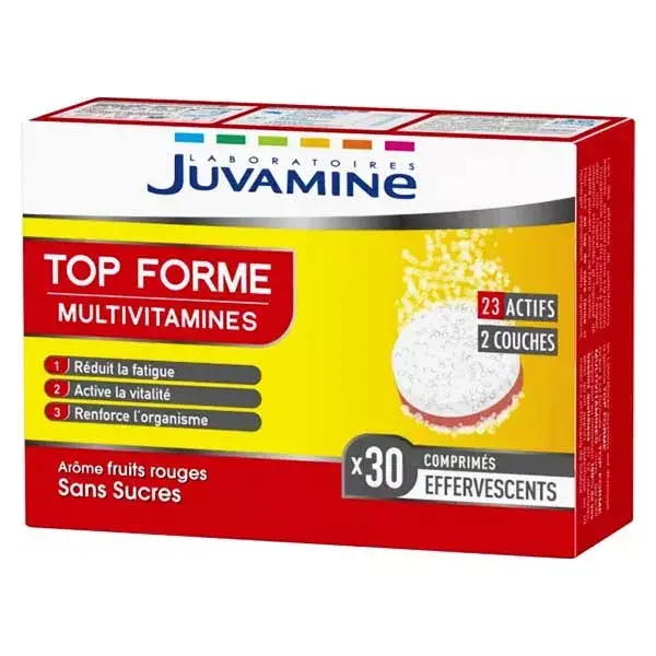 Juvamine Top Form Multi-Vitamins 30 Effervescent Tablets