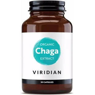 Viridian Chaga Organic Extract 30 Vegetable Capsules