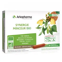 Arkopharma Arkofluides Synergie Minceur Bio 20 ampoules