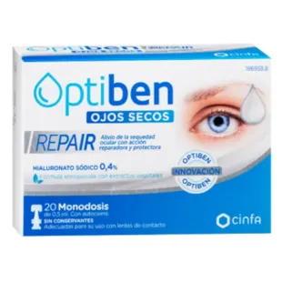 Optiben Dry Eyes Repair 20 Single Dose