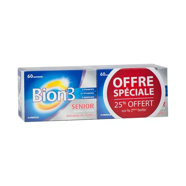 Bion 3 Sénior Lote de 2 x 60 Comprimidos