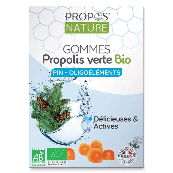 Propos'Nature Organic Propolis Gum Trace Elements/Pine 45g