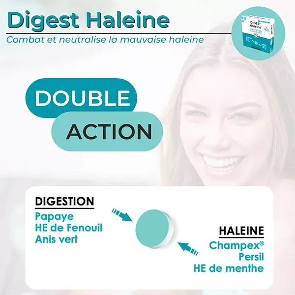 Nutrigée Digest Haleine 28 comprimés à sucer
