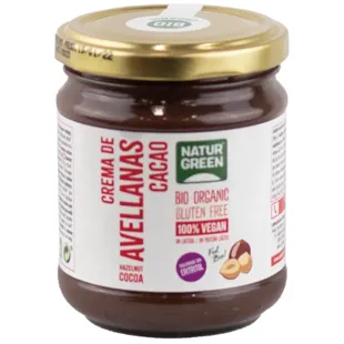 NaturGreen Hazelnut Cocoa Cream Reduced Sugar Content 200 gr