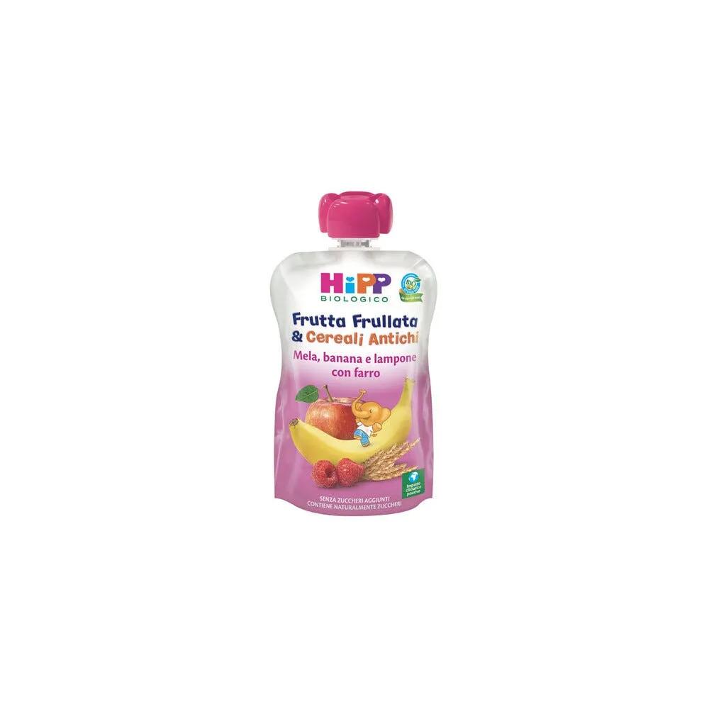 Hipp Bio Frutta Mela Banana E Lampone Con Farro 90 G