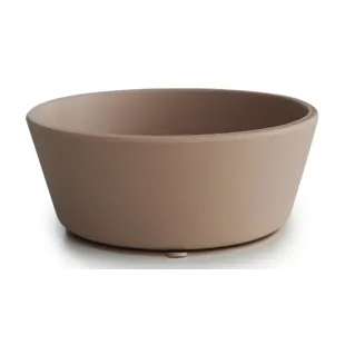 Mushie Bowl with Suction Cup Solid Natural
