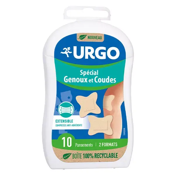Urgo First Aid Knee and Elbow Dressing 10 units