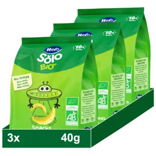 Hero Solo Organic Snack Peas and Corn +10m 3x40 gr