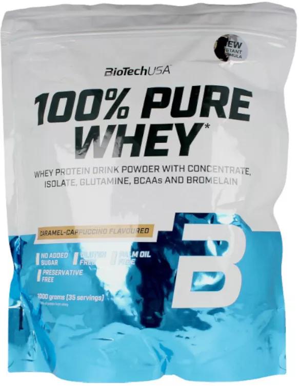 Biotech Usa 100% Pure Whey Caramel-Cappuccino 1000 gr