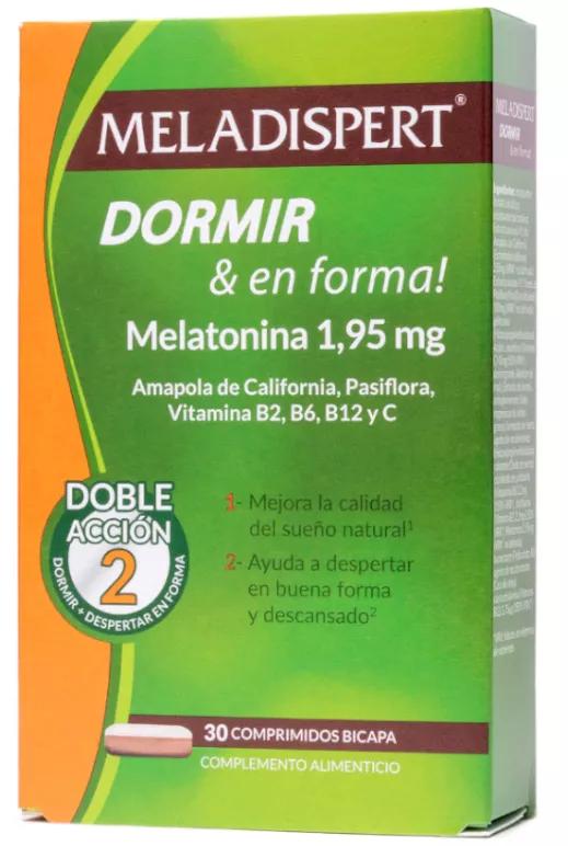 Meladispert Melatonina Dormir & em forma 30 +15 Comprimidos Bicapa