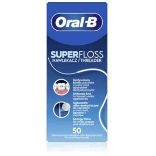 Oral B Super Floss Zahnseide 50 vorgeschnittene Stränge