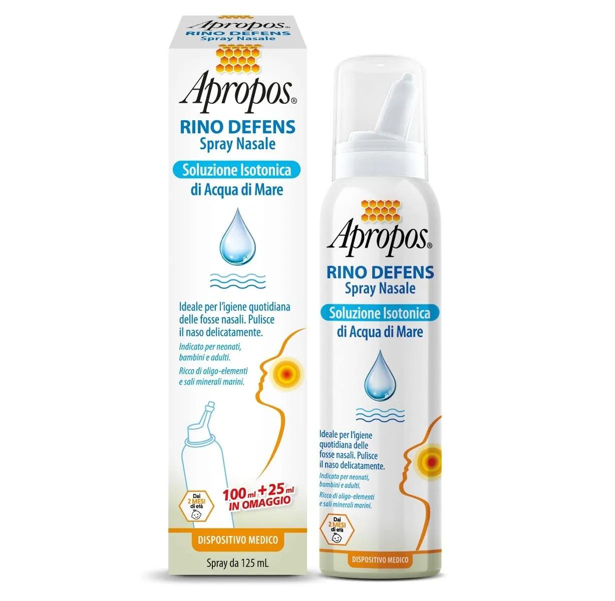 Apropos Rino Defens Soluzione Isotonica Spray Nasale 125 ml