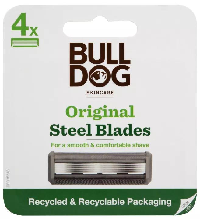Bulldog Skincare For Men Original Steel Blades 4 uds