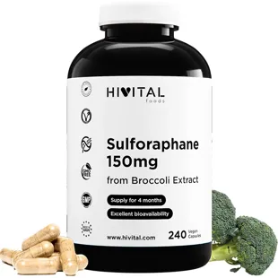 Hivital Sulforafano 150 mg 240 Cápsulas Veganas