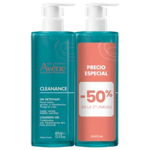 Avène Cleanance Seifenfreies Reinigungsgel 2x400 ml