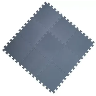 BabyDan Alfombra de Juegos Azul Polvo 90x90 cm