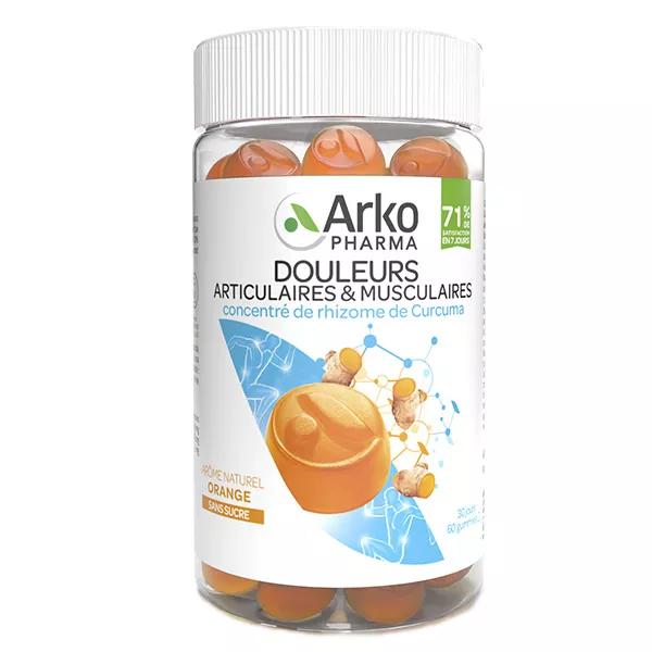 Arkopharma Gummies Phyto Douleurs Articulaires & Musculaires Curcuma 60 gummies