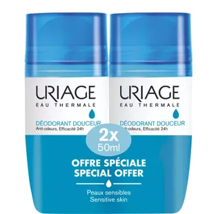 Uriage Sensitive Skin Deodorant 2x50 ml