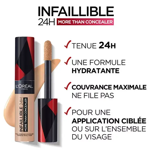 L'Oréal Paris Infaillible 24H Correttore e Fondotinta n°324 Avoine 11ml