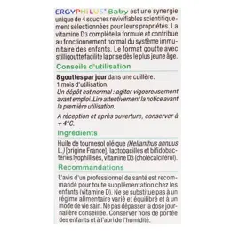 Nutergia Ergyphilus Baby Probiotiques 10ml