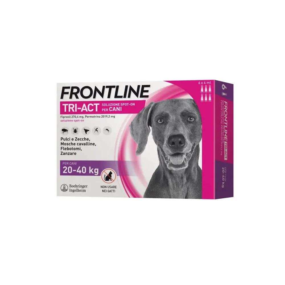 Frontline Tri-Act Soluzione Spot-On Cani 20-40 kg 6 Pipette Monodose